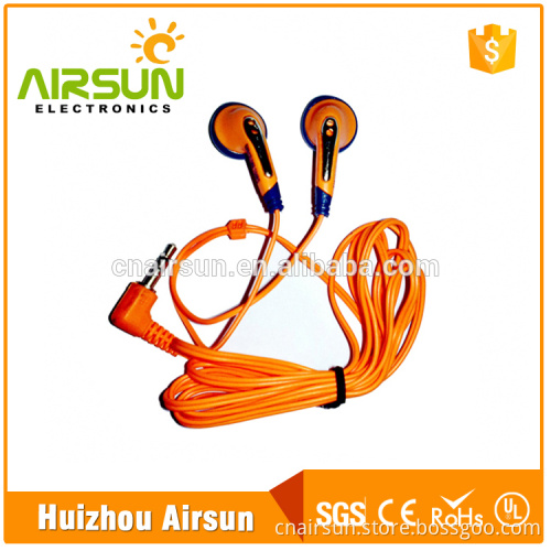 OEM Colorful Airline Earphone Disposable Headphones